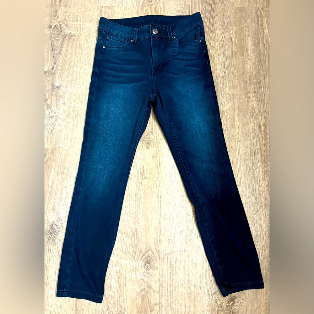 Grace & Lace‎ Women's Blue Stretch cropped Jeans 4